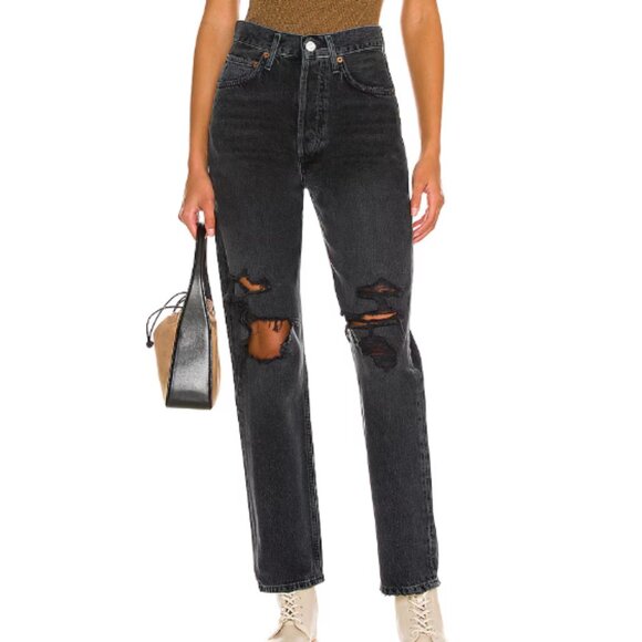 Agolde 90s Mid Rise Loose Jeans - Picture 1 of 5